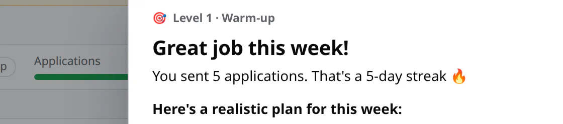 A green cartoon snake with big eyes wiggling across the empty space below Job Alerts.